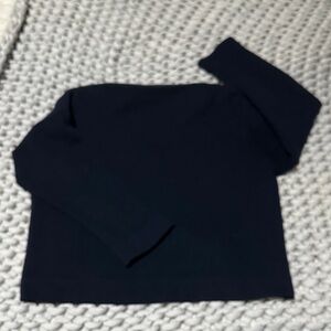 Elizabeth Suzann Navy boatneck Wool Sweater